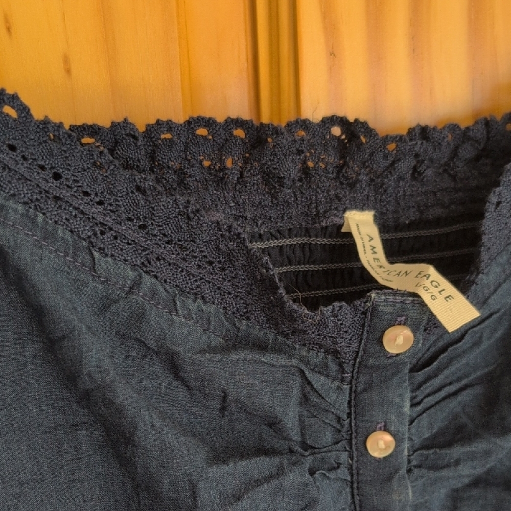 AEO Navy Ruffle Set - Picture 5 of 16
